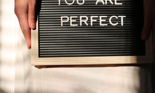 a person holding a sign