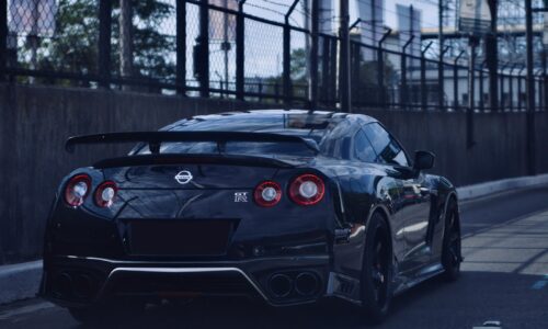 black porsche 911 parked on road